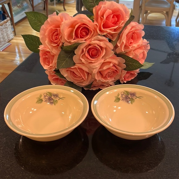 Soup/Cereal Bowl Garden Party (Garden Impressions) by PFALTZGRAFF - Set of 2 - Picture 1 of 6